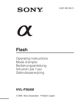 Sony HVL-F56AM Owner's manual