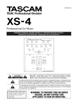 Tascam XS-4 Owner's manual