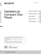 Sony CDX-GT560UI Owner's manual