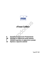 MIA Finest Coffee Owner's manual