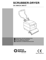 Nilfisk-Advance CA 340 ET Owner's manual