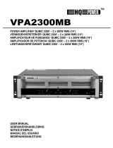 HQ-Power QUBIC 2600 VPA2600MB User manual
