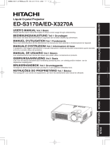 Hitachi EDS3170 User manual
