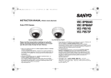 Sanyo VCC-P9574S - 1/4" CCD Pan-Focus PTZ Dome Camera User manual