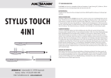 ANSMANN Touchscreen Stylus 4in1 Owner's manual