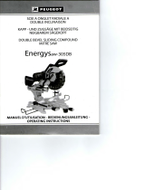 Peugeot Energysaw-305DB Operating Instructions Manual