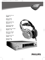 Philips HP1500 User manual