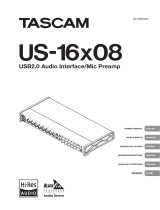 Tascam US-16X08 Owner's manual