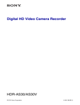 Sony HDR-AS30VB User manual
