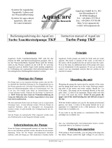 AquaCare TKP Series User manual