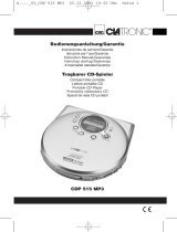 Clatronic CDP 515 MP3 Owner's manual