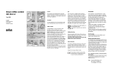 Braun AB314 rsl reflex control User manual