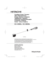 Hitachi CG 18DSDL Handling Instructions Manual