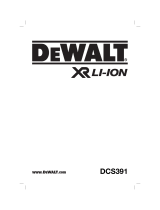 DeWalt DCS391 User manual