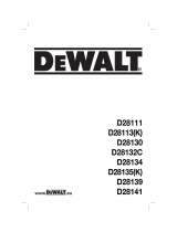 DeWalt D28132C Owner's manual