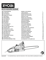 Ryobi RCS18352C Owner's manual