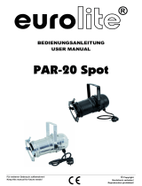 EuroLite PAR-20 Spot User manual