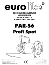 EuroLite PAR-64 Profi Spot User manual