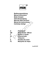 MIA MG 2507 Owner's manual