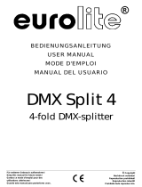 EuroLite DMX Split 4X User manual