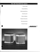 Bose MediaMate® computer speakers Owner's manual