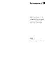 Beyerdynamic MCS 523 User manual