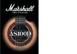 Marshall Amplification Acoustic Soloist AS100D Owner's manual