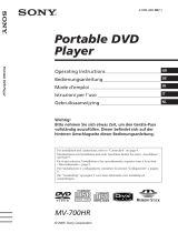 Sony MV700HRB Owner's manual