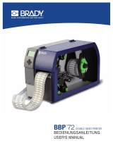 Brady BBP 72 User manual