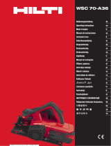 Hilti WSC 70-A36 Operating instructions