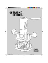 BLACK+DECKER kw 800 Owner's manual