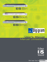 Digigram EtherSound ES8in User manual
