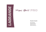 LAGRANGE MAXI GRILL PRO Owner's manual