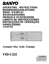 Sanyo FXD-C222 Operating Instructions Manual