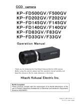 Hitachi KP-FD83GV Operating instructions