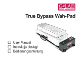 G-LAB TBWP True Bypass Wah Pad Owner's manual