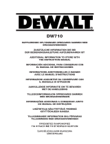 DeWalt DW710 User manual
