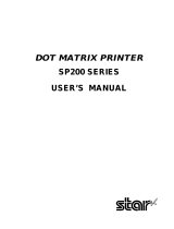 Star Micronics SP200 Series User manual