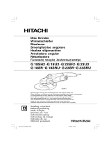 Hitachi G18SH2 Owner's manual