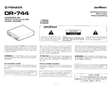 Pioneer DR-744 User manual