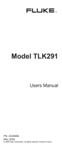 Fluke Juego de sondas de prueba con fusibles TLK291 de User manual
