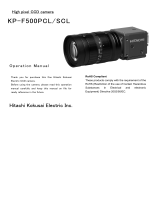 Hitachi KP-F500SCL Operating instructions