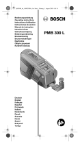 Bosch PMB 300 Owner's manual