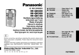 Panasonic RRQR400 Operating instructions