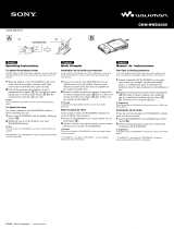 Sony CKM-NWZA820 Owner's manual