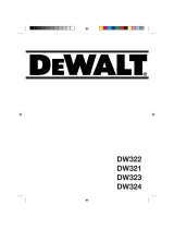 DeWalt DW321 User manual