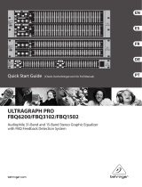Behringer ULTRAGRAPH FBQ-PRO FBQ3102 Quick start guide