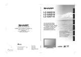 Sharp LC26SD1E User manual