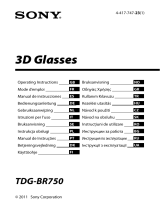 Sony TDG-BR750 User manual