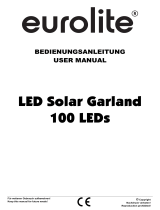 EuroLite LED Solar Garland 100 LEDs User manual